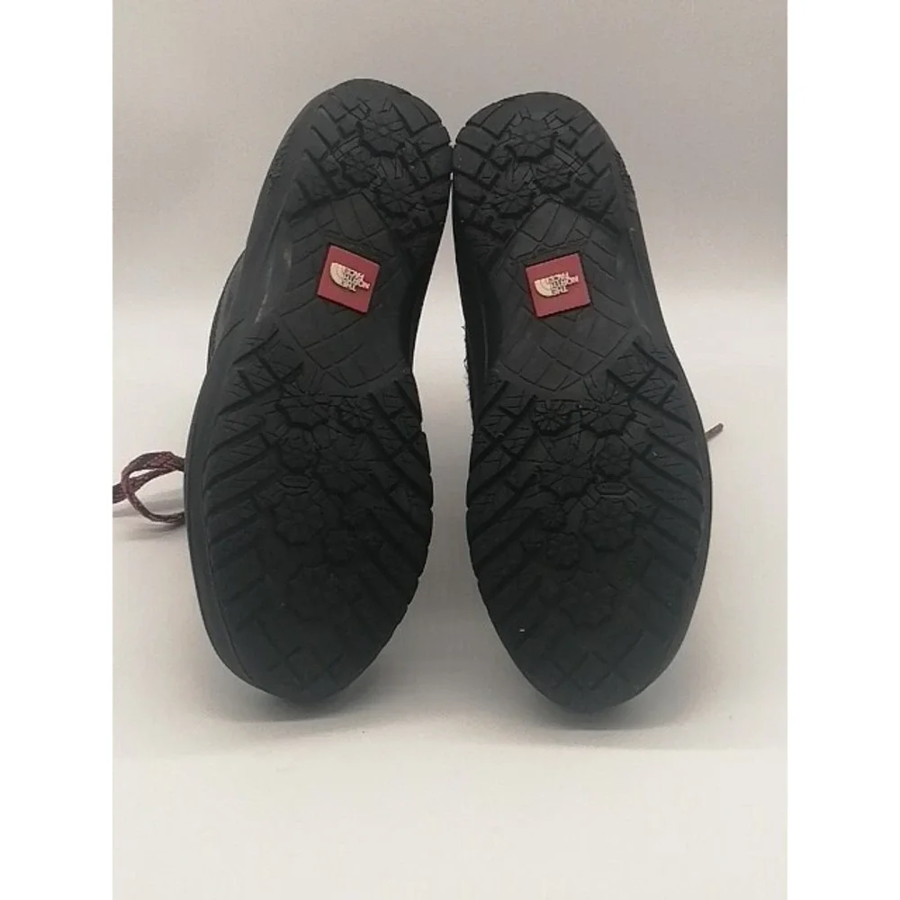 The North Face Boots Womens Black 8.5 Leather Winter Shoes Primaloft NF0A3MLO